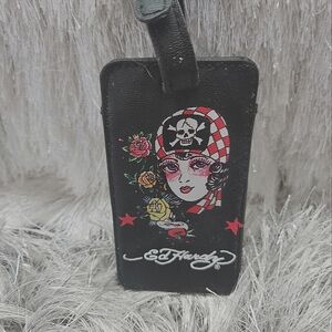 Authentic ed hardy luggage tag